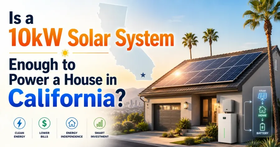 Is a 10kW Solar System Enough to Power a House in California?