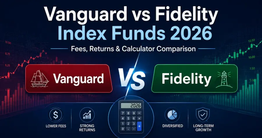Vanguard vs Fidelity Index Funds 2026: Fees, Returns & Calculator Comparison